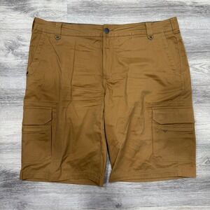 Cabelas Mens Cargo Shorts Brown Outdoor Hiking‎ Utility Size 40